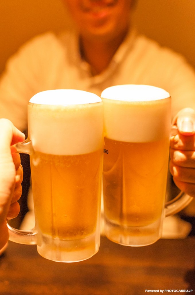 乾杯! - A toast!
