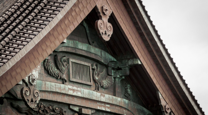 東別院大谷派函館別院 – 屋根部