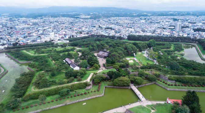 五稜郭タワーからの眺め