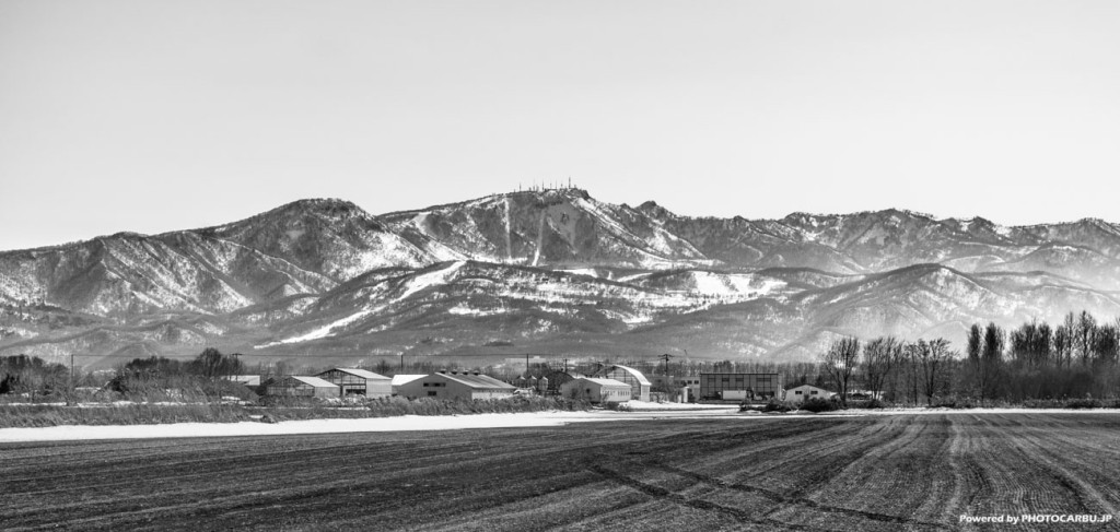 5day B&W challenge - 5/5 雪残り