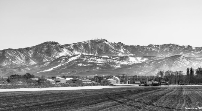 5day B&W challenge – 5/5 雪残り