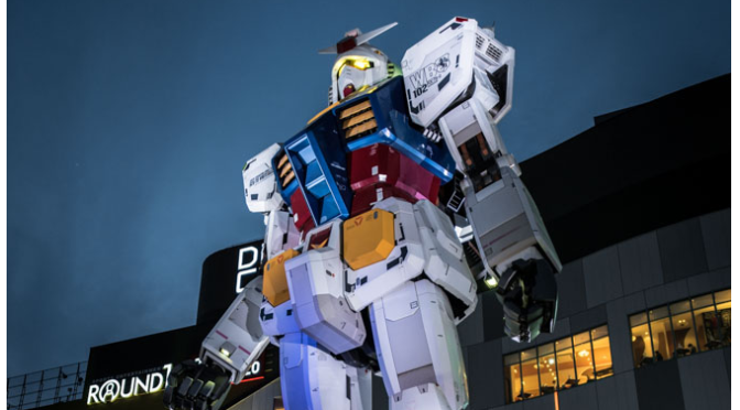 ガンダムお台場に立つ!