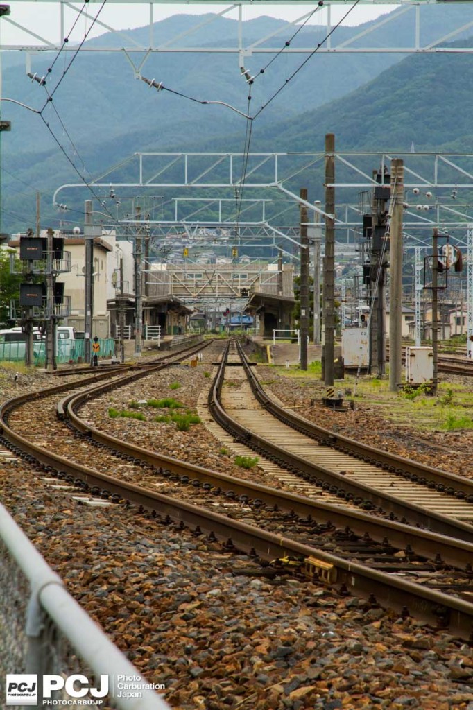 辰野駅。