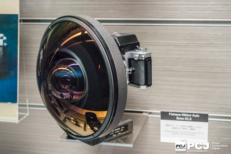 レアなレンズも!6mm f2.8 220度を撮影出来るらしい。この時代にこの性能のレンズすごい。