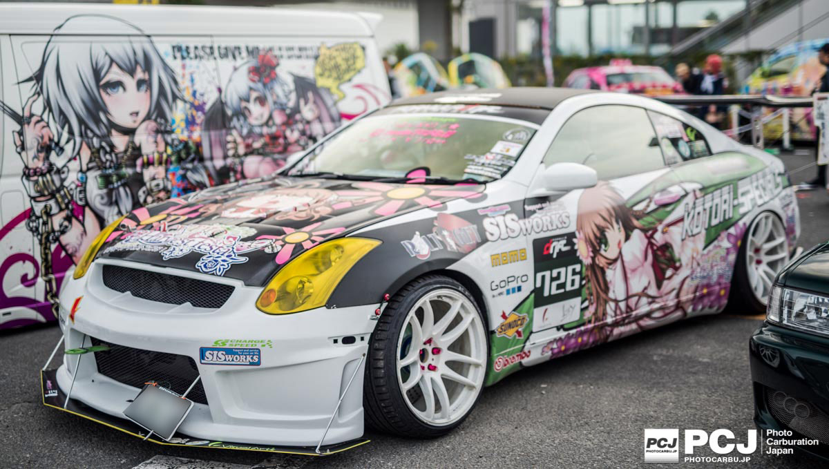 痛車の祭典では見なかった車両もちらほら。
