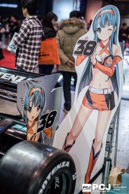 プロジェクトμのキャラクター等身大POPまである