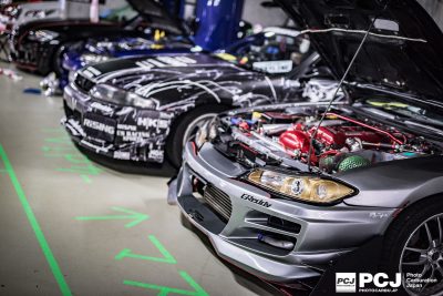秋葉原UDX「TEAM RiSING BIGオフ」に参加｜70台超のカスタムカーと地下駐車場撮影