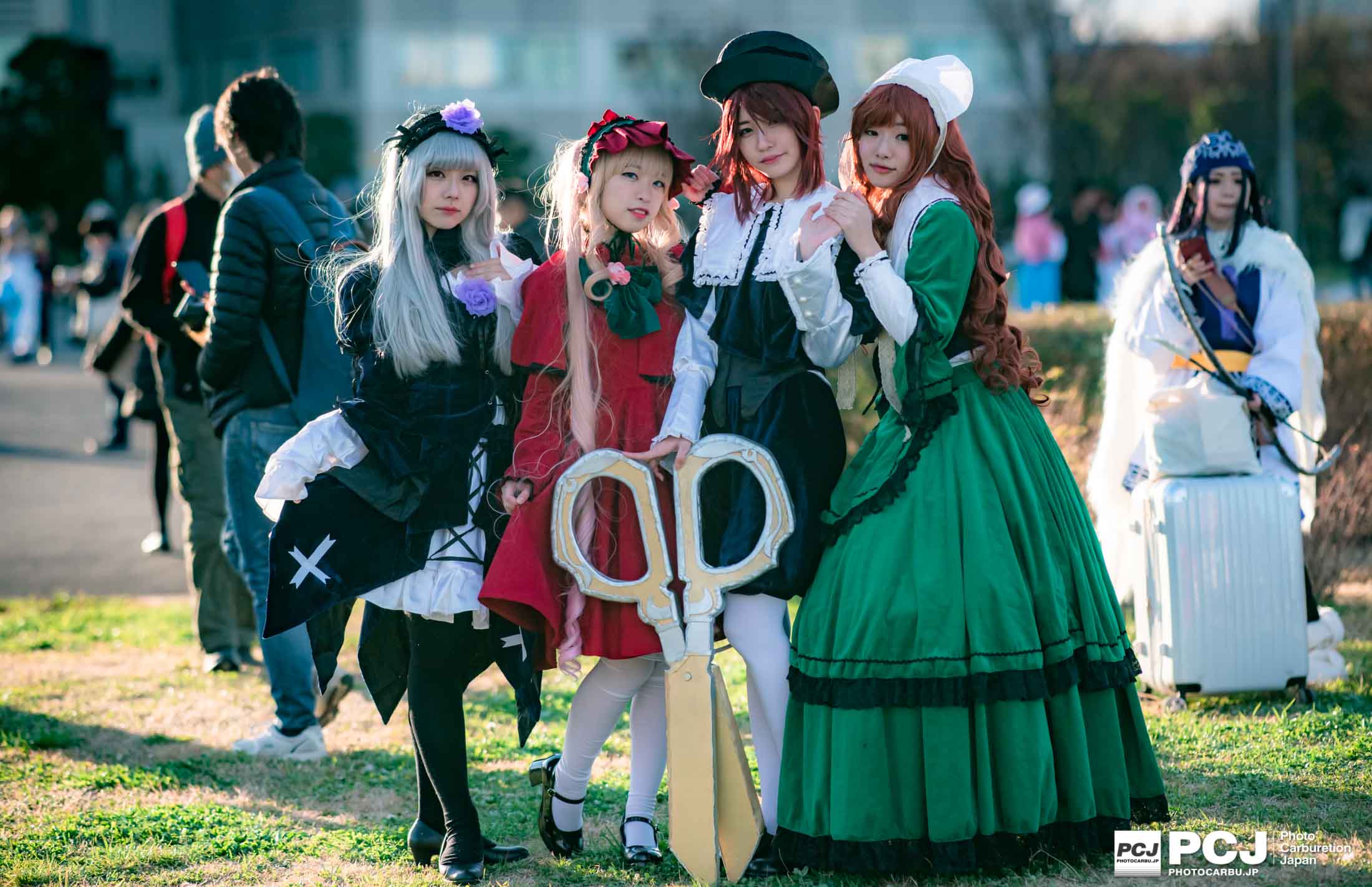 ローゼンメイデン 水銀灯：ぐ～ぺこ(g___pk ) 翠星石：ゆま茶( @yuma_tea ) 蒼星石：あずさ( azusa_25250330 ) 真紅：四日一日( watanuki1999 )