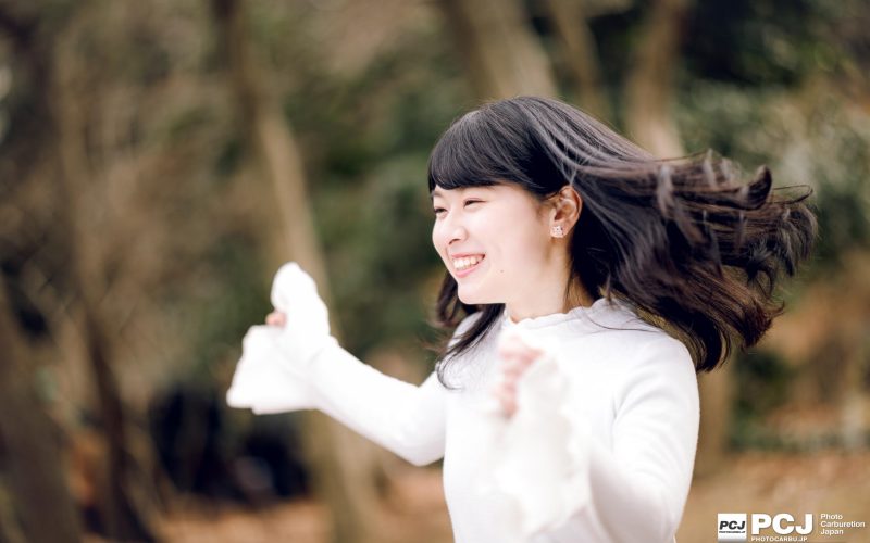 髪ふわっと